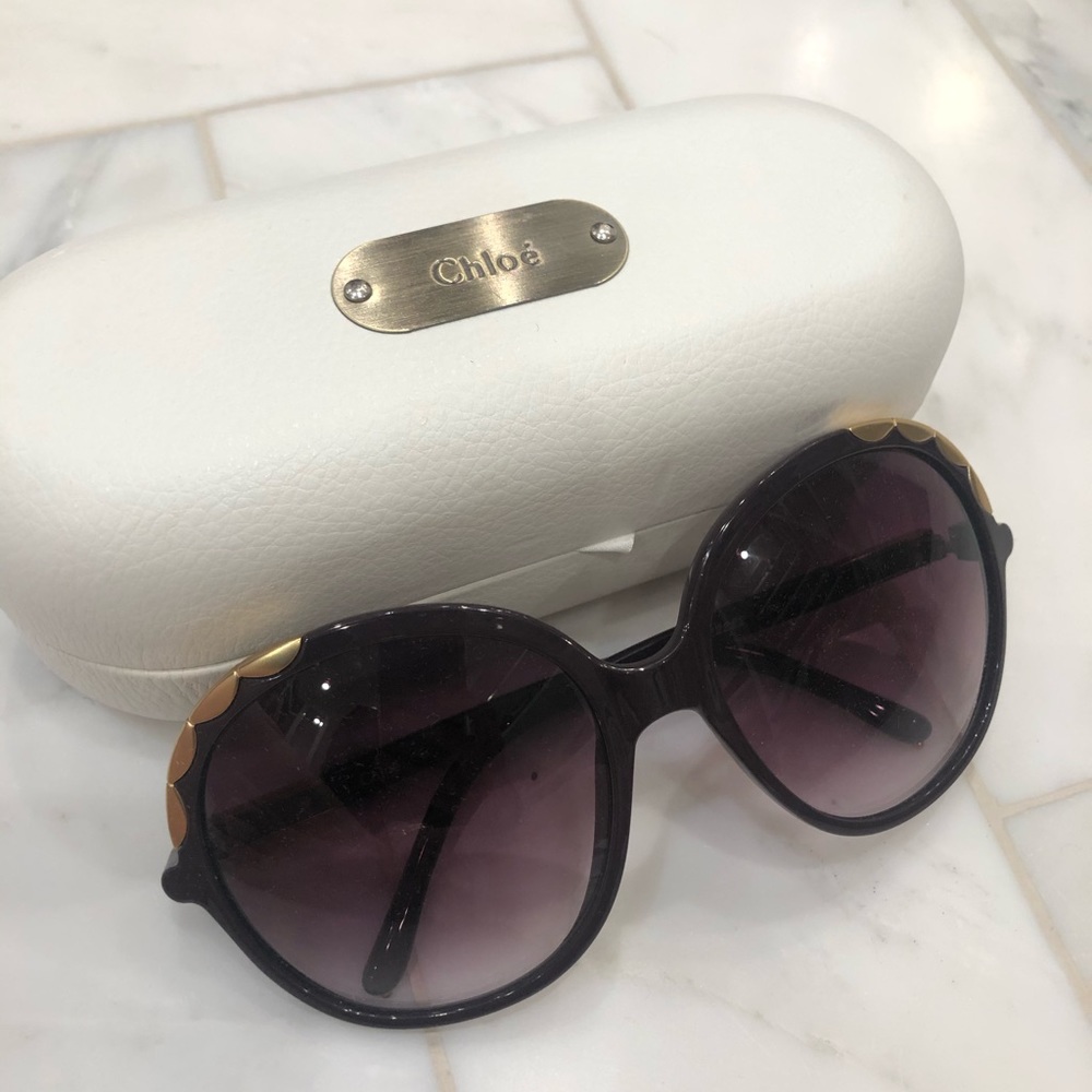 Chloe Round Sunglasses